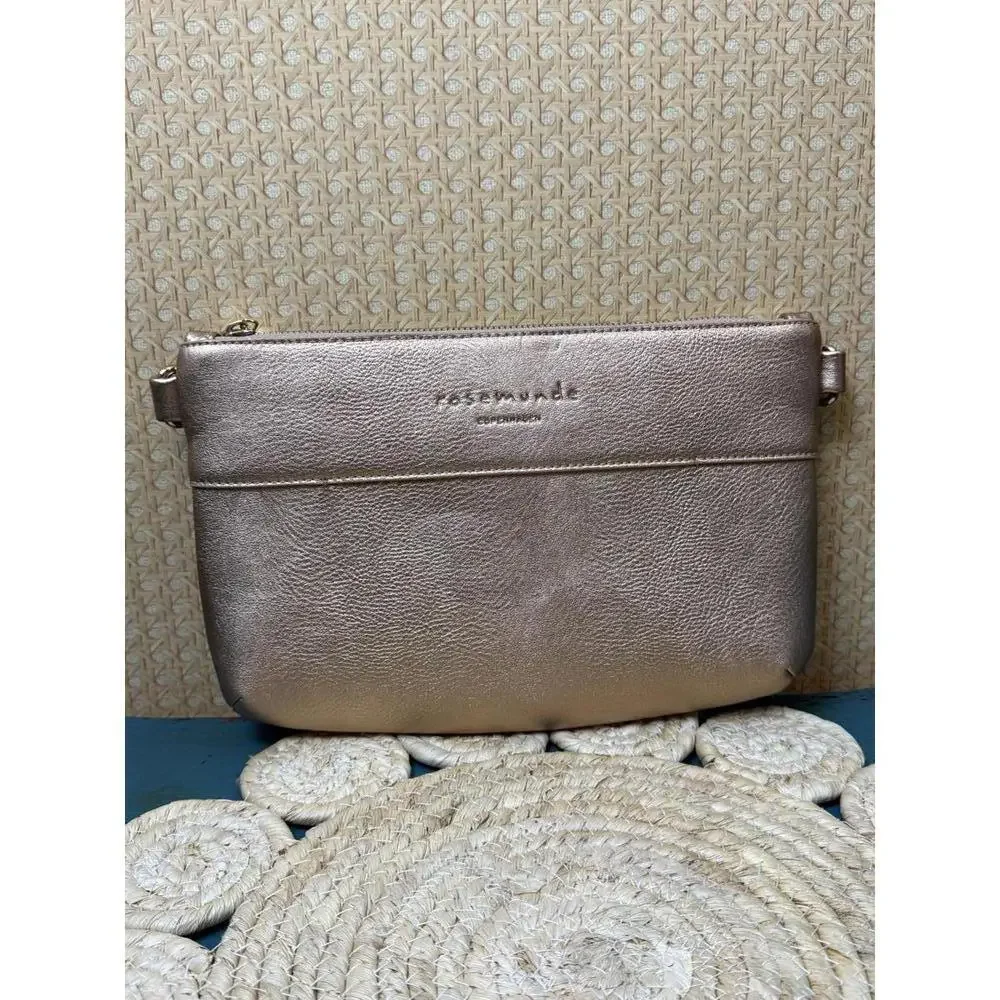 Rosemunde Andora Small Clutch in Rose Gold/Copper Gold